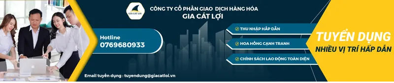 Sản phẩm Tuyen Dung — Công Ty Cổ Phần Giao Dịch Hàng Hóa Gia Cát Lợi — MST 0314686238
