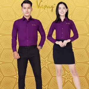 Sản phẩm dong phuc ao so mi nam nu tay dai cong so cao cap dongphucthinhvuong.com mau tim ca 8 300x300 — Công Ty TNHH Thời Trang Thịnh Vượng — MST 0314696966