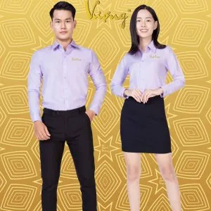 Sản phẩm dong phuc ao so mi nam nu tay dai cong so cao cap dongphucthinhvuong.com mau tim kem tim nhat 20 300x300 — Công Ty TNHH Thời Trang Thịnh Vượng — MST 0314696966