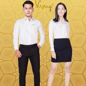 Sản phẩm dong phuc ao so mi nam nu tay dai cong so cao cap dongphucthinhvuong.com mau trang tinh 1 300x300 — Công Ty TNHH Thời Trang Thịnh Vượng — MST 0314696966