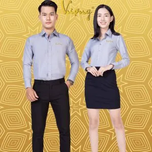 Sản phẩm dong phuc ao so mi nam nu tay dai cong so cao cap dongphucthinhvuong.com mau xam 27 300x300 — Công Ty TNHH Thời Trang Thịnh Vượng — MST 0314696966