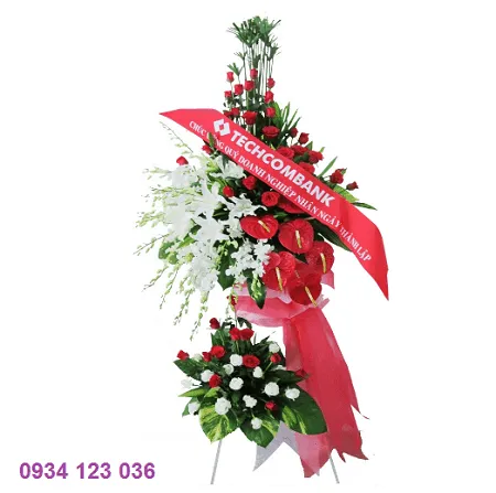 Sản phẩm hoa chuc mung khai truong hong trang do — Shop Hoa Nguyệt Hỷ — MST 0314703645