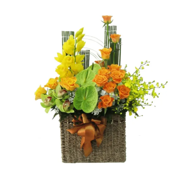 Sản phẩm lang hoa sinh nhat hong cam 600x592 — Shop Hoa Nguyệt Hỷ — MST 0314703645