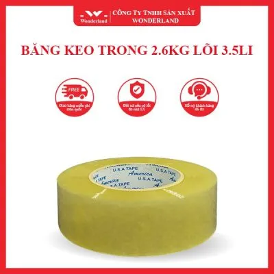 Sản phẩm BANG KEO TRONG 2.6KG LOI 3.5LI 1 400x400 — Công Ty TNHH Sản Xuất Wonderland — MST 0314705307