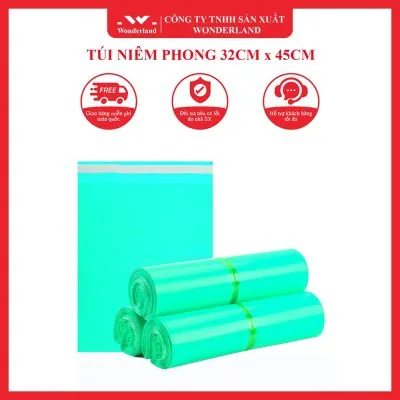 Sản phẩm TUI NIEM PHONG MAU XANH DA QUANG 32CM 45CM 2 400x400 — Công Ty TNHH Sản Xuất Wonderland — MST 0314705307