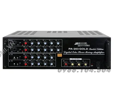Sản phẩm amply jarguar 203 gold limited intro — Công Ty TNHH Thương Mại Dịch Vụ DX Audio 89S — MST 0314711935