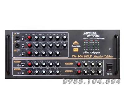 Sản phẩm amply jarguar 506 gold limited intro — Công Ty TNHH Thương Mại Dịch Vụ DX Audio 89S — MST 0314711935