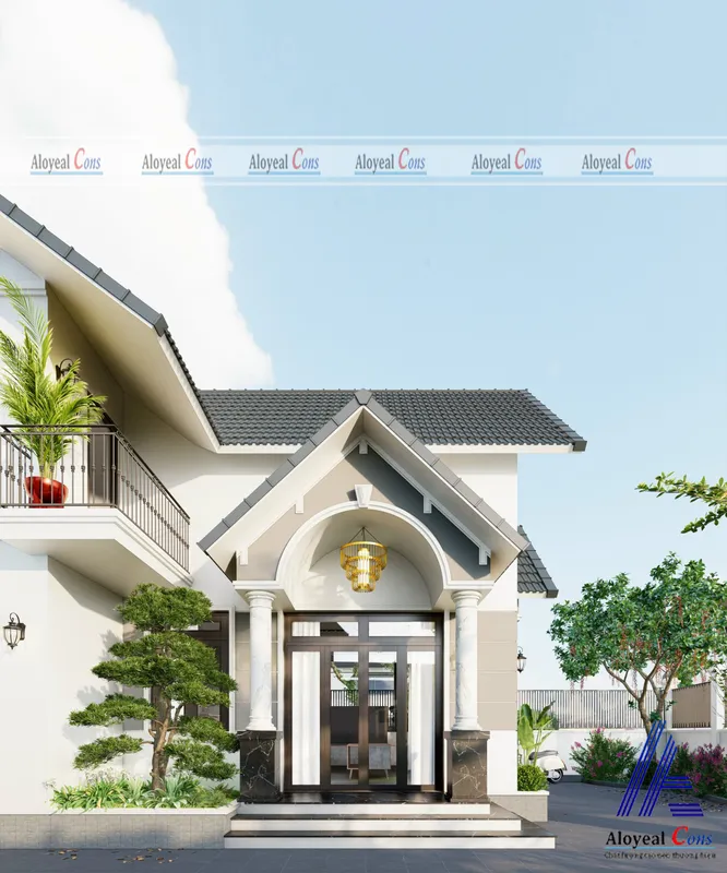 Sản phẩm Biet thu long an 01 — Công Ty TNHH Đầu Tư Xây Dựng Aloyeal — MST 0314715104