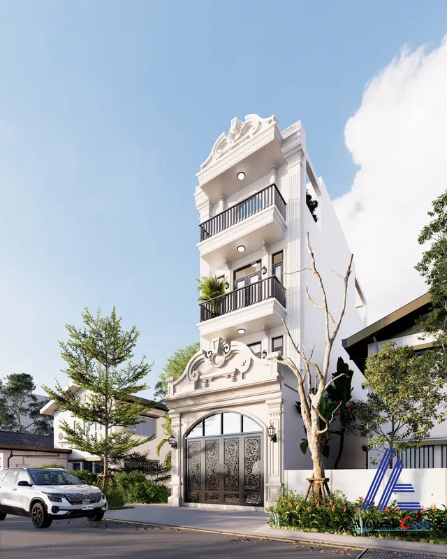 Sản phẩm thiet ke nha pho ban co dien 3 tang scaled — Công Ty TNHH Đầu Tư Xây Dựng Aloyeal — MST 0314715104
