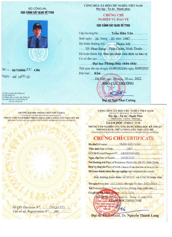 Sản phẩm tran huu van — Bảo Vệ Lê Gia - Công Ty Cổ Phần Tập Đoàn Bảo Vệ - Vệ Sĩ Lê Gia — MST 0314737355