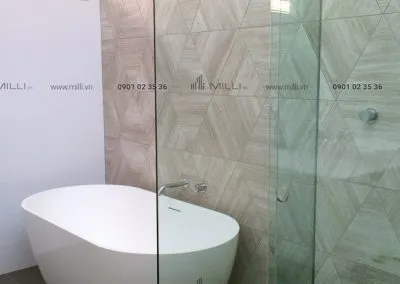 Sản phẩm Gạch 3D bê tông xi măng trang trí nổi ốp tường GFRC sợi thủy tinh cường độ cao 400x284 — Công Ty TNHH Vật Liệu Xây Dựng MILLI — MST 0314747346