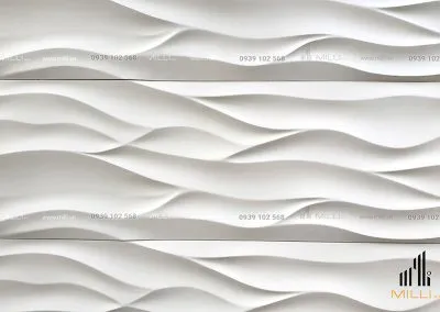 Sản phẩm gach 3D 333 1000 mau luon song lon op tuong Milli mau moi mau trang 400x284 — Công Ty TNHH Vật Liệu Xây Dựng MILLI — MST 0314747346