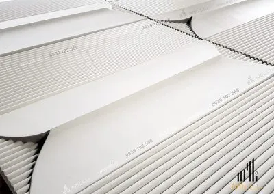 Sản phẩm gach 3D be tong soi thuy tinh gfrc op tuong Milli mau moi mau trang 400x284 — Công Ty TNHH Vật Liệu Xây Dựng MILLI — MST 0314747346