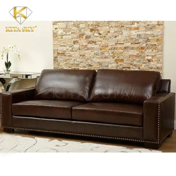 Sản phẩm sofa bang boc da leather lawson — Công Ty TNHH Kiến Tạo Và Kiệt Tác Kita Sky — MST 0314770384