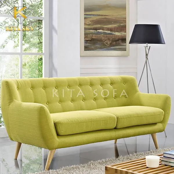 Sản phẩm sofa bang vang rut nut yellow button lawson — Công Ty TNHH Kiến Tạo Và Kiệt Tác Kita Sky — MST 0314770384