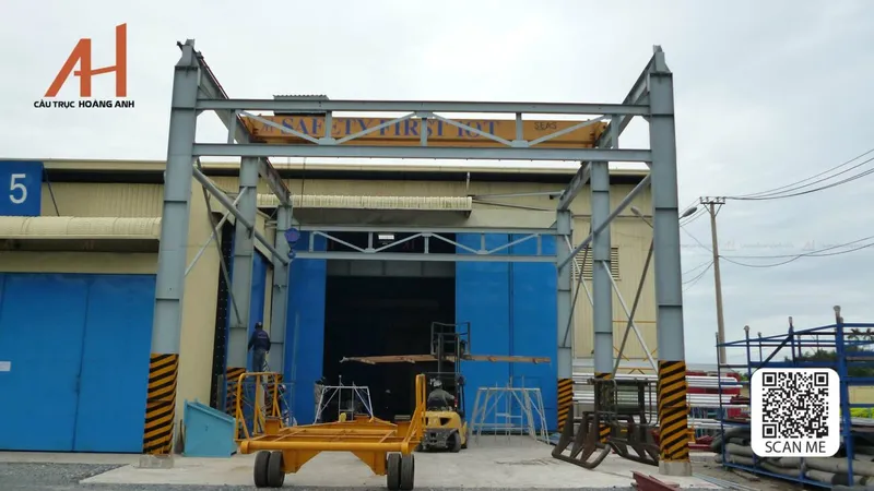 Sản phẩm cau truc dam doi 10t khau do 10m long an 1300x731 — Cầu Trục Hoàng Anh - Công Ty TNHH SX TM Cầu Trục Hoàng Anh — MST 0314770472