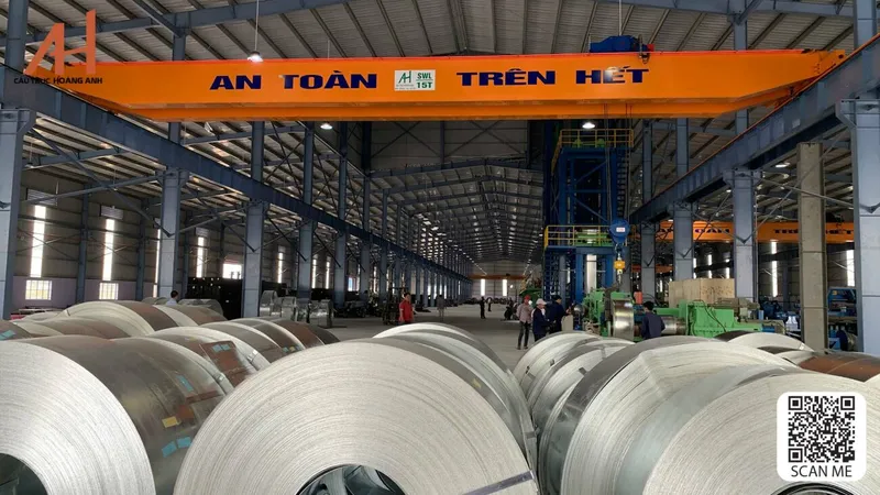 Sản phẩm cau truc dam doi 15t khau do 18m binh duong 1300x731 — Cầu Trục Hoàng Anh - Công Ty TNHH SX TM Cầu Trục Hoàng Anh — MST 0314770472