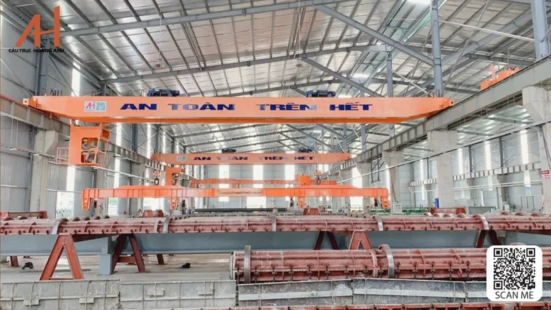 Sản phẩm cau truc dam doi 5t khau do 18m long an 1300x731 — Cầu Trục Hoàng Anh - Công Ty TNHH SX TM Cầu Trục Hoàng Anh — MST 0314770472