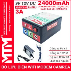 Sản phẩm Bo nguon dien du phong wifi modem camera 9V12V 3A 24000mah 300x300 — Công Ty TNHH Thương Mại Dịch Vụ Điện Máy Thông Minh — MST 0314770585