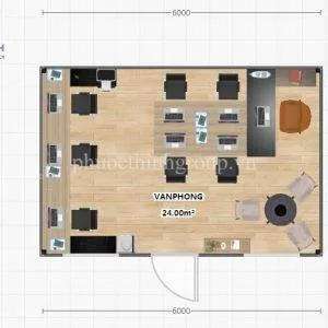 Sản phẩm van phong container VC14 4mx6m mat bang 300x300 — Công Ty Cổ Phần Kiến Trúc Xây Dựng Phước Thịnh — MST 0314804509