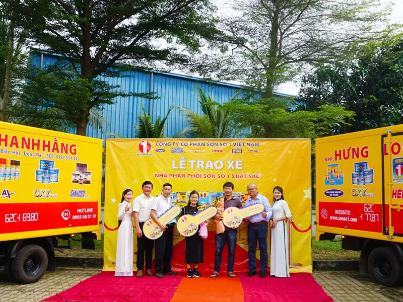 Sản phẩm son so 1 tang xe cho npp 2024 2 — Công Ty Cổ Phần Sơn Số 1 Việt Nam — MST 0314823910