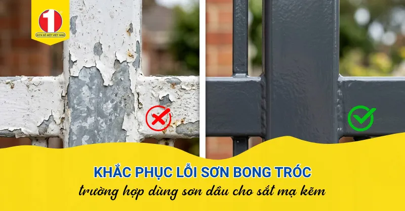 Sản phẩm khac phuc son bong troc khi dung son dau cho sat ma kem 1 — Công Ty Cổ Phần Sơn Số 1 Việt Nam — MST 0314823910