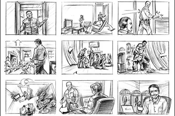 Sản phẩm frame hoat hinh trong storyboard — Công Ty TNHH Quay Phim Việt — MST 0314824720