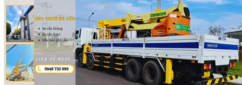 Sản phẩm Chothuexecau — Cho Thuê Xe Nâng Tiến Phát - Công Ty TNHH Cơ Giới Vận Tải Tiến Phát — MST 0314825259