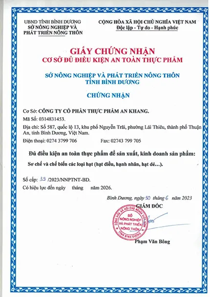 Sản phẩm z5759588243214 — Hạt Dinh Dưỡng An Khang - Công Ty Cổ Phần Thực Phẩm An Khang — MST 0314831453
