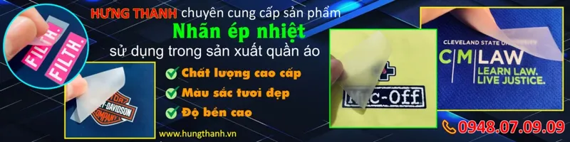 Sản phẩm hungthanh vn — Nhãn ép Nhiệt Hưng Thanh - Công Ty TNHH May Mặc Hưng Thanh — MST 0314871128