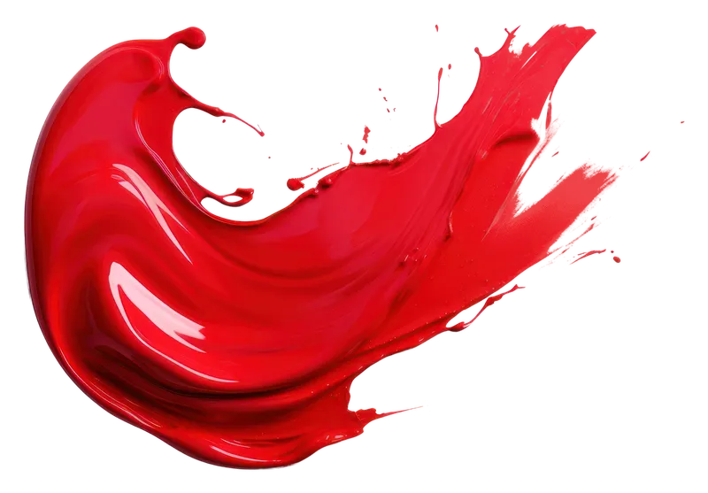 Sản phẩm red paint splash brush — Công Ty CP Sơn Rồng Đỏ — MST 0314887008