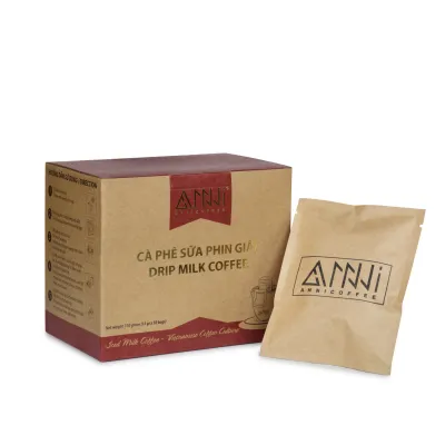 Sản phẩm 1653553072 drip milk coffee ca phe sua phin giay 2 — Công Ty Cổ Phần Trà Cà Phê An Nhiên — MST 0314890307