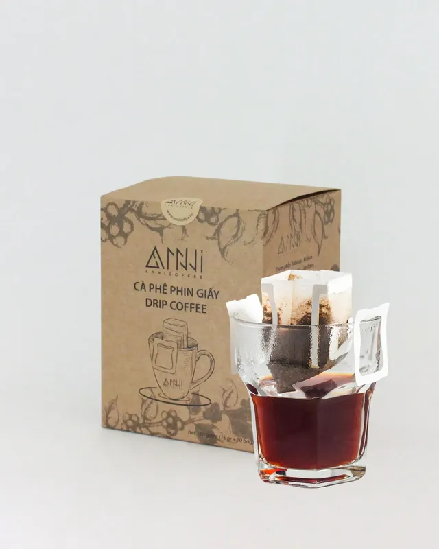 Sản phẩm drip coffee ca phe phin giay tien dung annicoffee — Công Ty Cổ Phần Trà Cà Phê An Nhiên — MST 0314890307