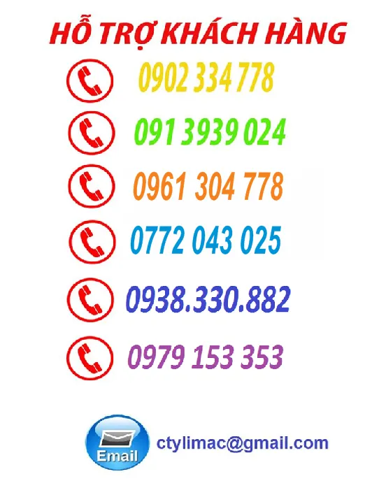 Sản phẩm contactlimac — Công Ty TNHH Limac — MST 0314899275