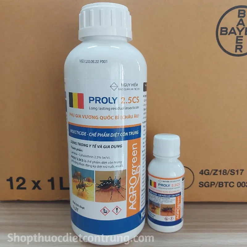Sản phẩm proly 2.5cs — Việt Thành Pest Control - Công Ty TNHH Thương Mại Dịch Vụ Kiểm Soát Côn Trùng
Việt Thành — MST 0314905377