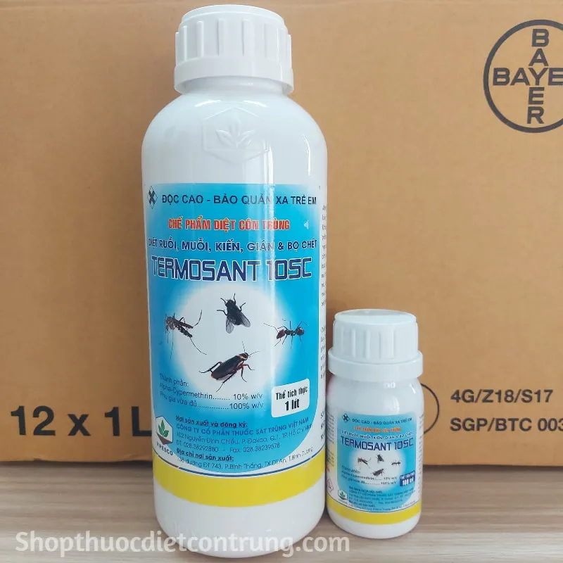 Sản phẩm termosant 10sc — Việt Thành Pest Control - Công Ty TNHH Thương Mại Dịch Vụ Kiểm Soát Côn Trùng
Việt Thành — MST 0314905377