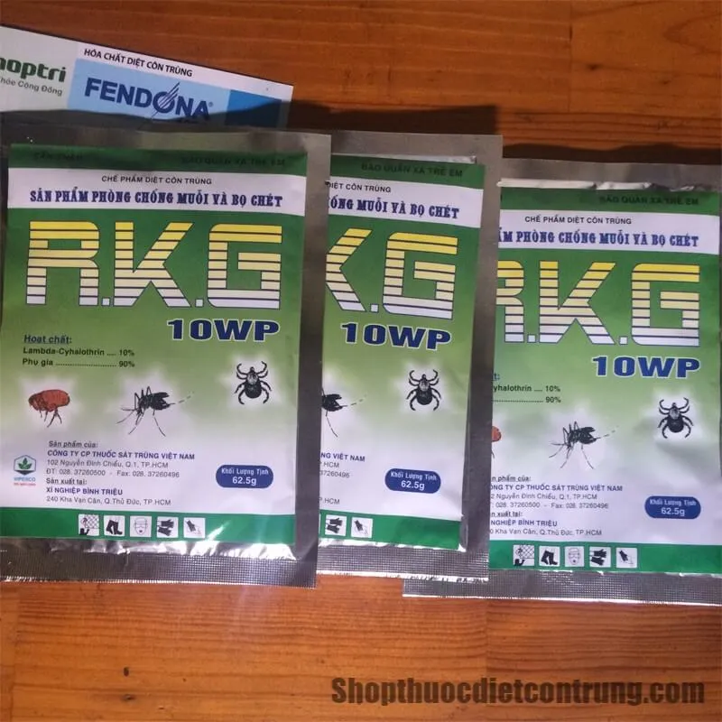 Sản phẩm thuoc diet ve bo chet RKG 10WP — Việt Thành Pest Control - Công Ty TNHH Thương Mại Dịch Vụ Kiểm Soát Côn Trùng
Việt Thành — MST 0314905377