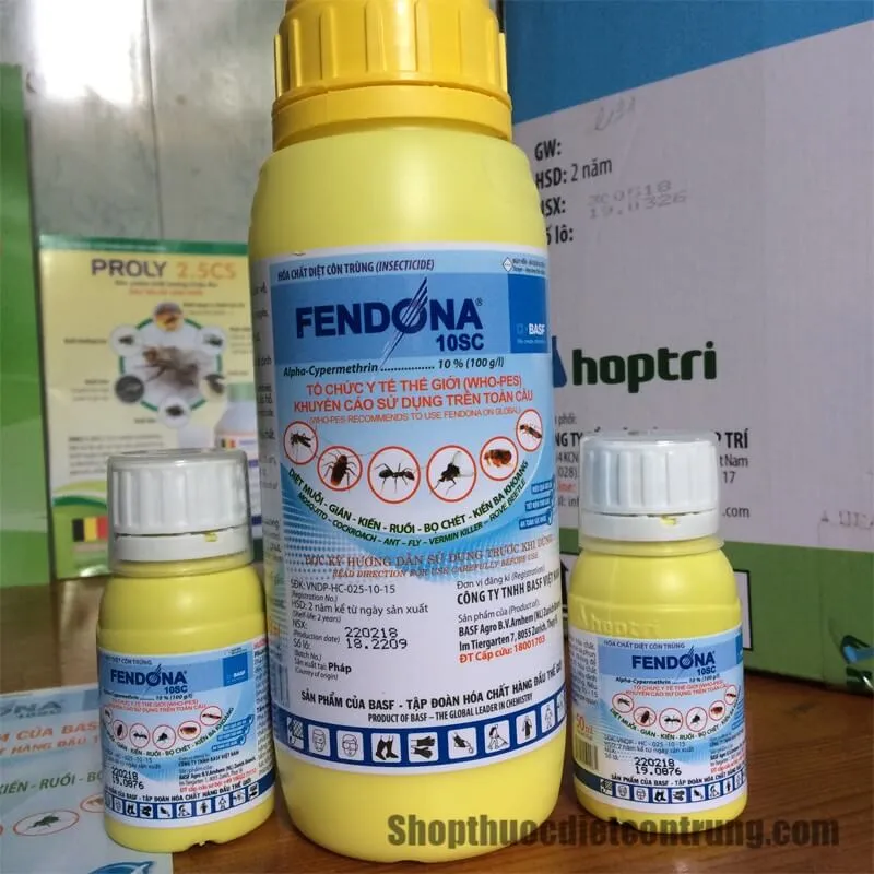 Sản phẩm thuoc diet muoi con trung Fendona 10SC — Việt Thành Pest Control - Công Ty TNHH Thương Mại Dịch Vụ Kiểm Soát Côn Trùng
Việt Thành — MST 0314905377