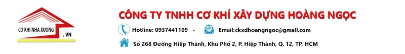 Sản phẩm 7433902354 — Cơ Khí Xây Dựng Hoàng Ngọc - Công Ty TNHH Cơ Khí Xây Dựng Hoàng Ngọc — MST 0314910539