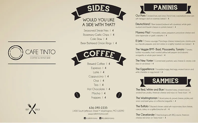 Sản phẩm phong cach thiet ke menu cafe 11 — Công ty TNHH TMDV XNK Tân ánh Dương — MST 0314923425