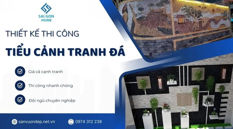 Sản phẩm Thiet ke thi cong tieu canh tranh da 1024x568 — Công Ty TNHH Kinh Doanh Thương Mại Nội Thất Sài Gòn Home — MST 0314938365