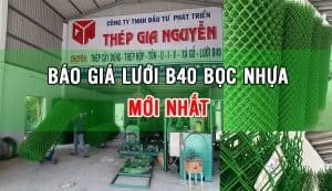 Sản phẩm bao gia luoi b40 boc nhua moi nhat 2020 300x173 — Công Ty TNHH Đầu Tư Phát Triển Thép Gia Nguyễn — MST 0314949487