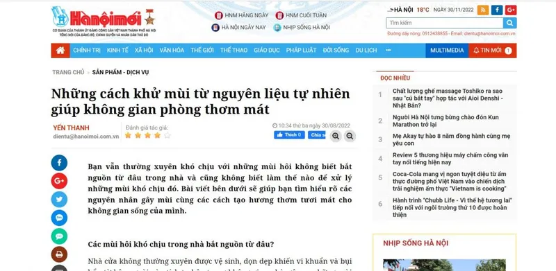 Văn phòng Công Ty Cổ Phần Giải Pháp Mùi Hương Và Dịch Vụ Vệ Sinh GFC #3 — MST 0314955346