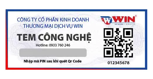 Sản phẩm tem chong hang gia bao mat hai lop wwin.vn_ — Công Ty Cổ Phần Kinh Doanh Thương Mại Dịch Vụ WIN — MST 0314956822