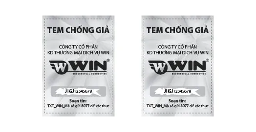 Sản phẩm tem hologram sms — Công Ty Cổ Phần Kinh Doanh Thương Mại Dịch Vụ WIN — MST 0314956822