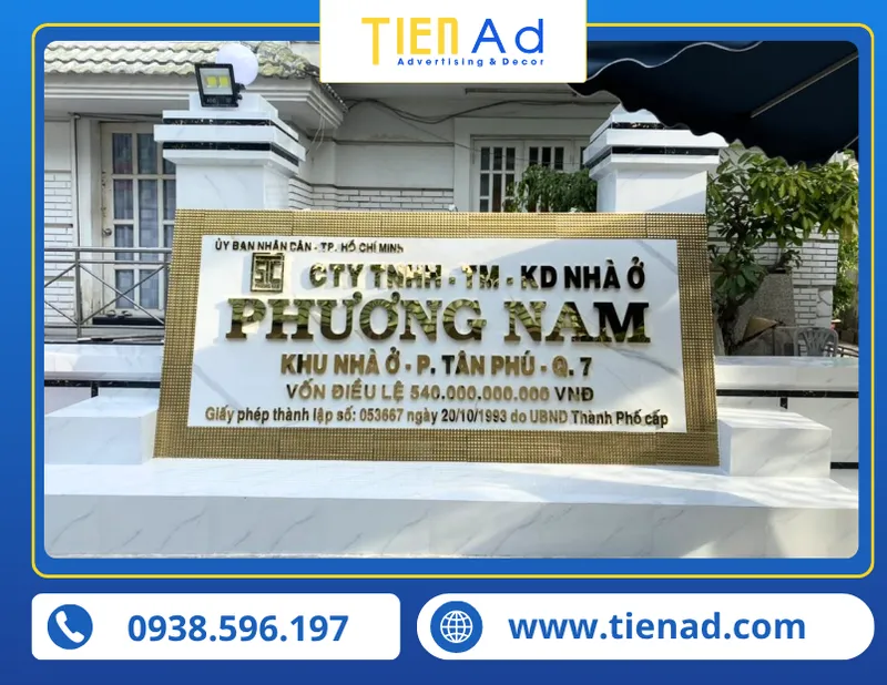 Sản phẩm Bang Hieu Inox Chat Luong Gia Re Tai TP.HCM_ — Công Ty TNHH Tiến AD — MST 0314970425