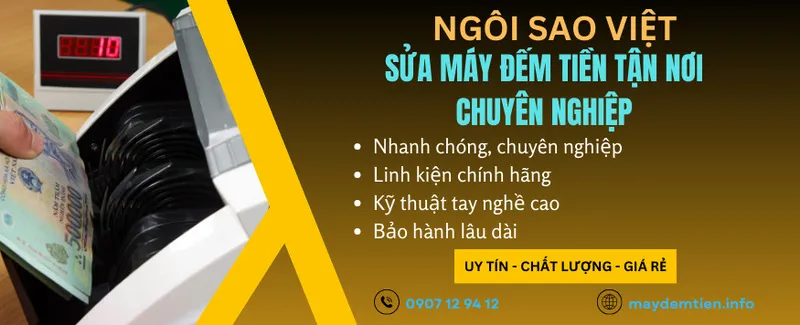 Sản phẩm baner may dem tien ngoi sao viet — Công Ty TNHH Xuất Nhập Khẩu Thương Mại Dịch Vụ Ngôi Sao Việt — MST 0314970993