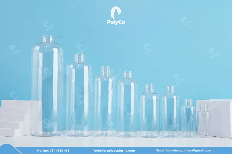 Sản phẩm chai nhua 500 ml tron 8 scaled — Hũ Nhựa POLYCO - Công Ty TNHH Nhựa POLYCO — MST 0314975991