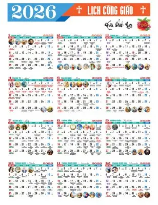 Sản phẩm Lich Cong Giao 2026 308x400 — Công Ty Cổ Phần OENIX [Thiết Kế và In ấn] — MST 0314981498