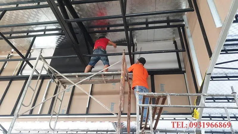 Sản phẩm thi cong cach am phong tap gym tran dai nghia binh tan — Công Ty TNHH Đầu Tư TM Xây Dựng An Gia Lâm — MST 0314994112